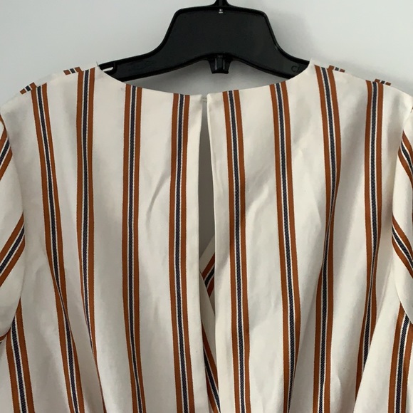 MAJE COMBINATION SHORT RAYURE ROMPER - Picture 9 of 11